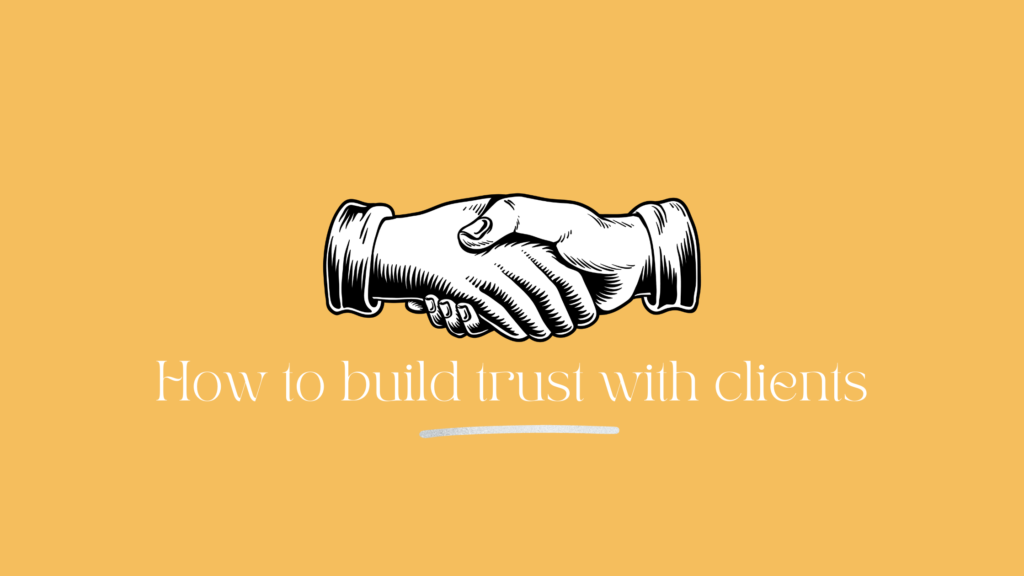 build trust with clients blog