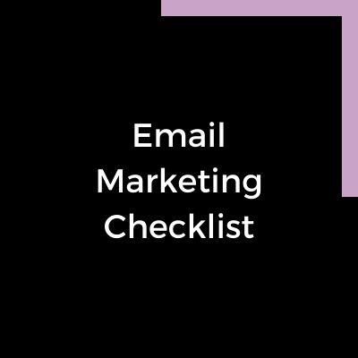 Email Marketing Checklist Resource